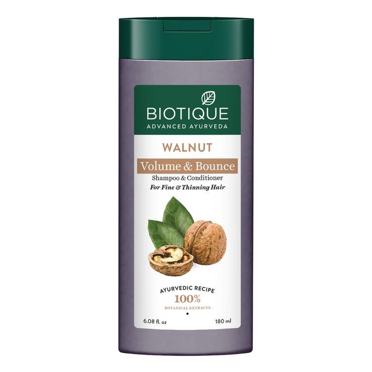 Walnut Volume & Bounce Shampoo and Conditioner - 180ml