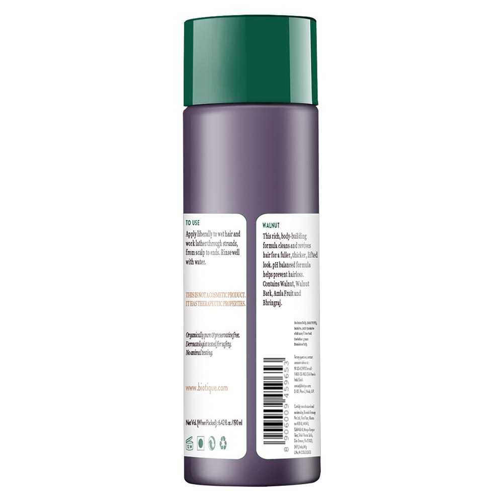 Walnut volume & bounce shampoo and conditioner - 190ml