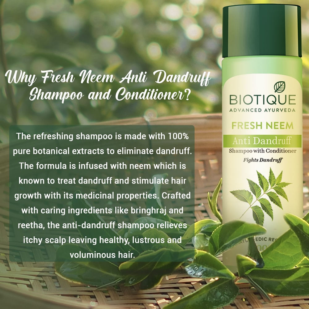 Fresh neem anti dandruff shampoo & conditioner