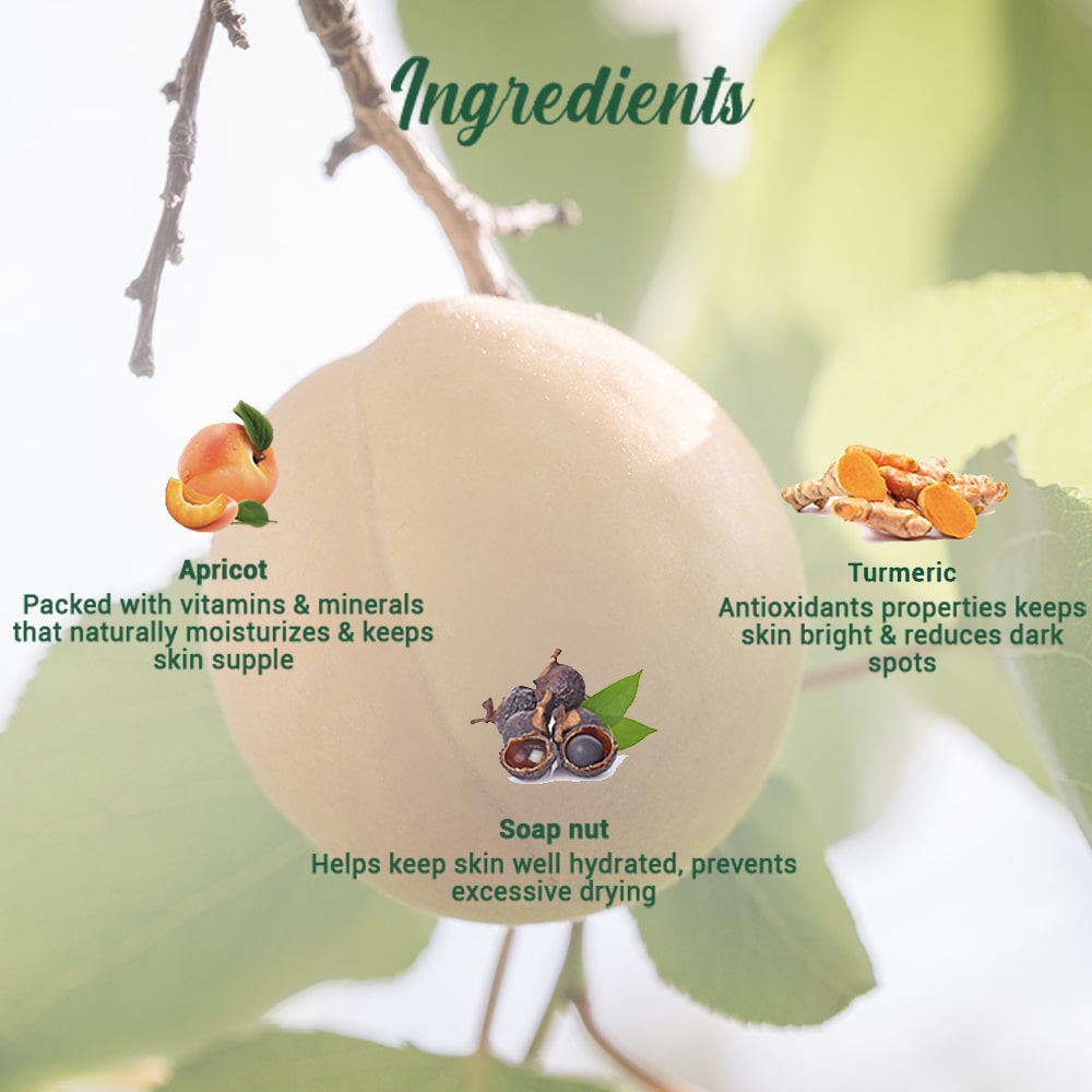 Apricot refreshing body wash