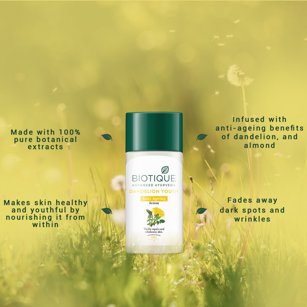 Dandelion youth anti-ageing serum