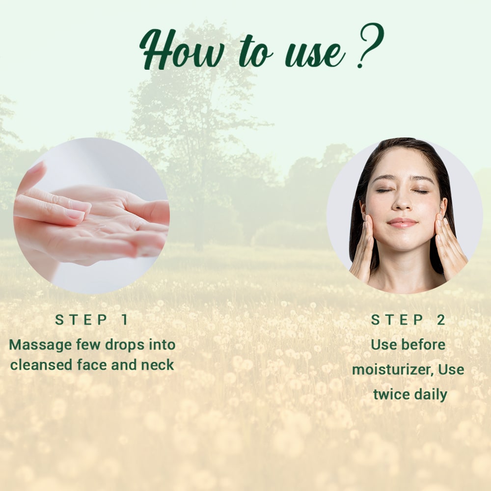 Dandelion youth anti-ageing serum