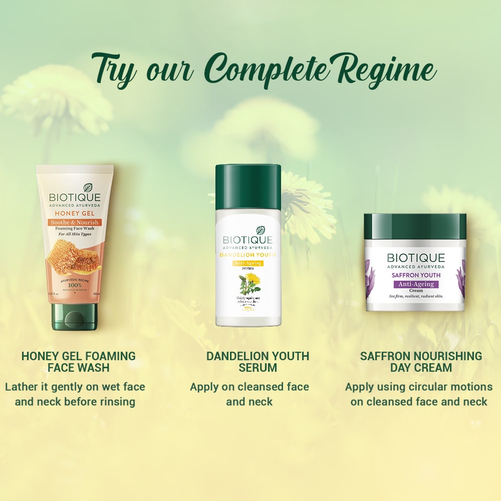 Dandelion youth anti-ageing serum