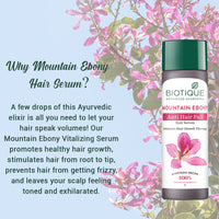 Mountain ebony anti hair fall hair serum 120ml