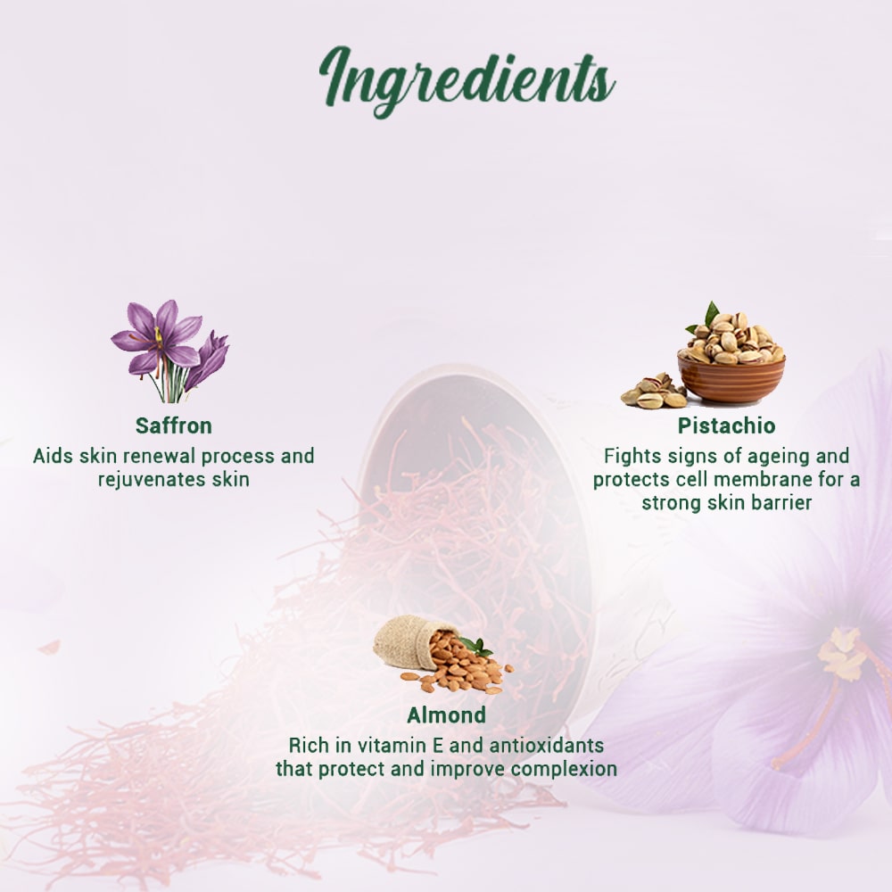 Saffron youth anti-ageing cream