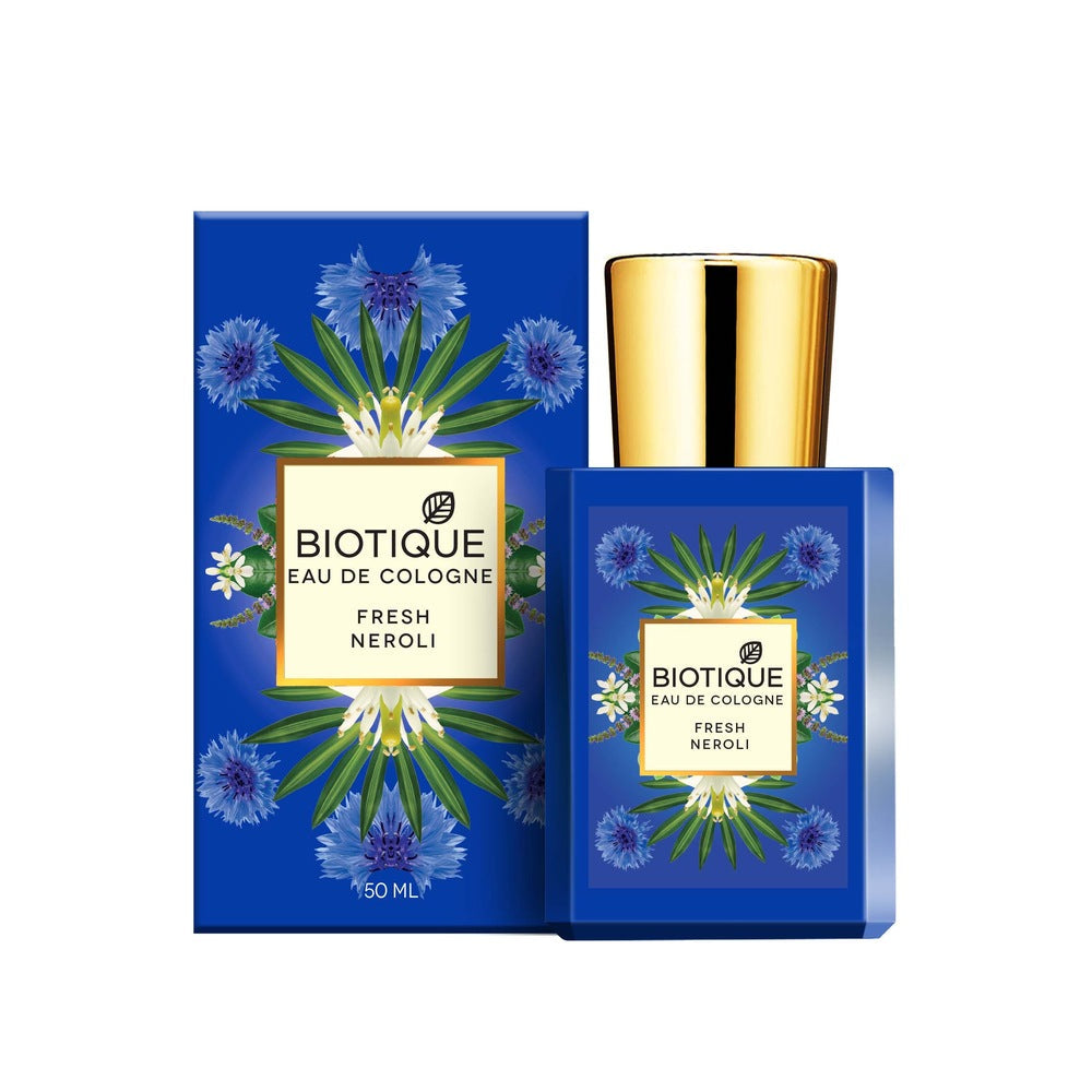 BIOTIQUE FRESH NEROLI Eau De Cologne 50ml (Pack of 2)