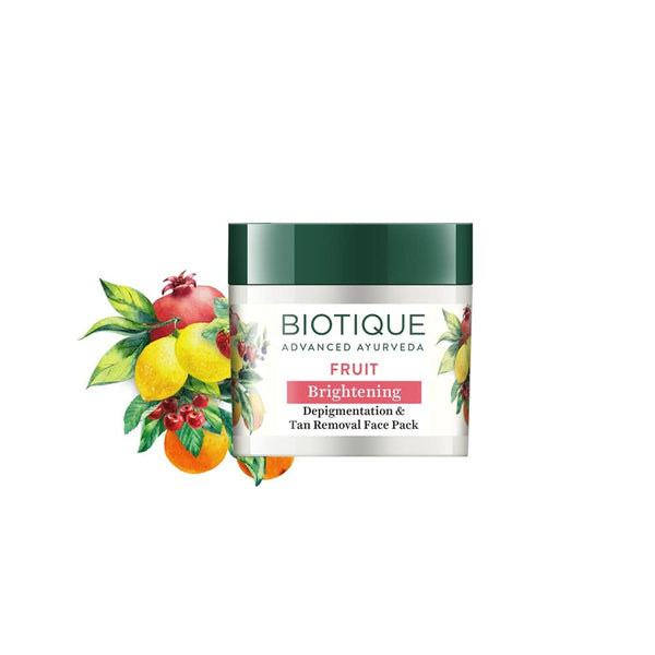 Fruit brightening depigmentation & tan removal face pack