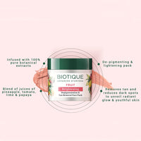 Fruit brightening depigmentation & tan removal face pack - 235g