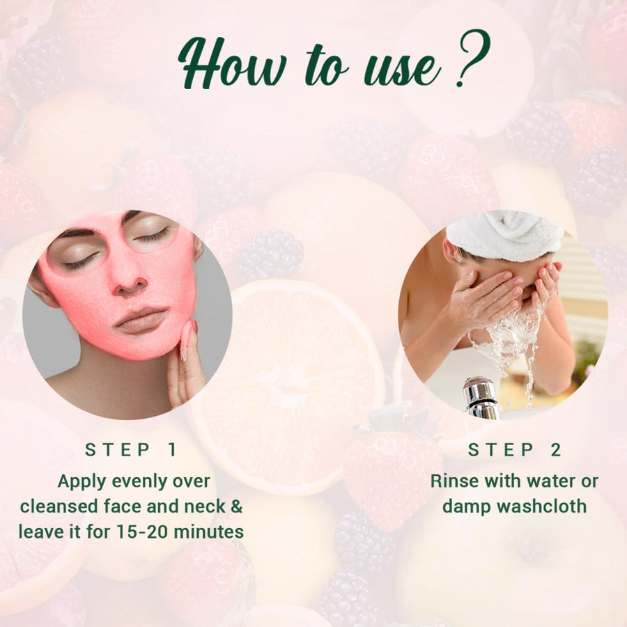 FRUIT Brightening Depigmentation & Tan Removal Face Pack - 235g