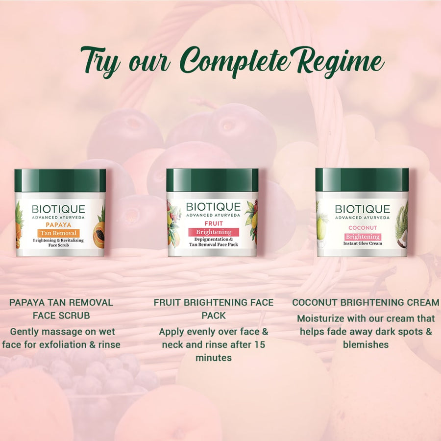 FRUIT Brightening Depigmentation & Tan Removal Face Pack - 235g