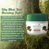 Biotique musk root hair mask 230g