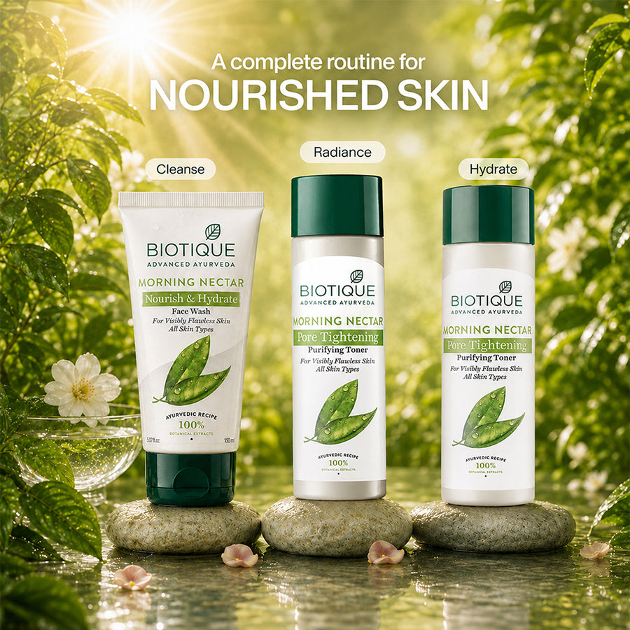 MORNING NECTAR Nourish & Hydrate Moisturizer 190ml (Pack of 2)
