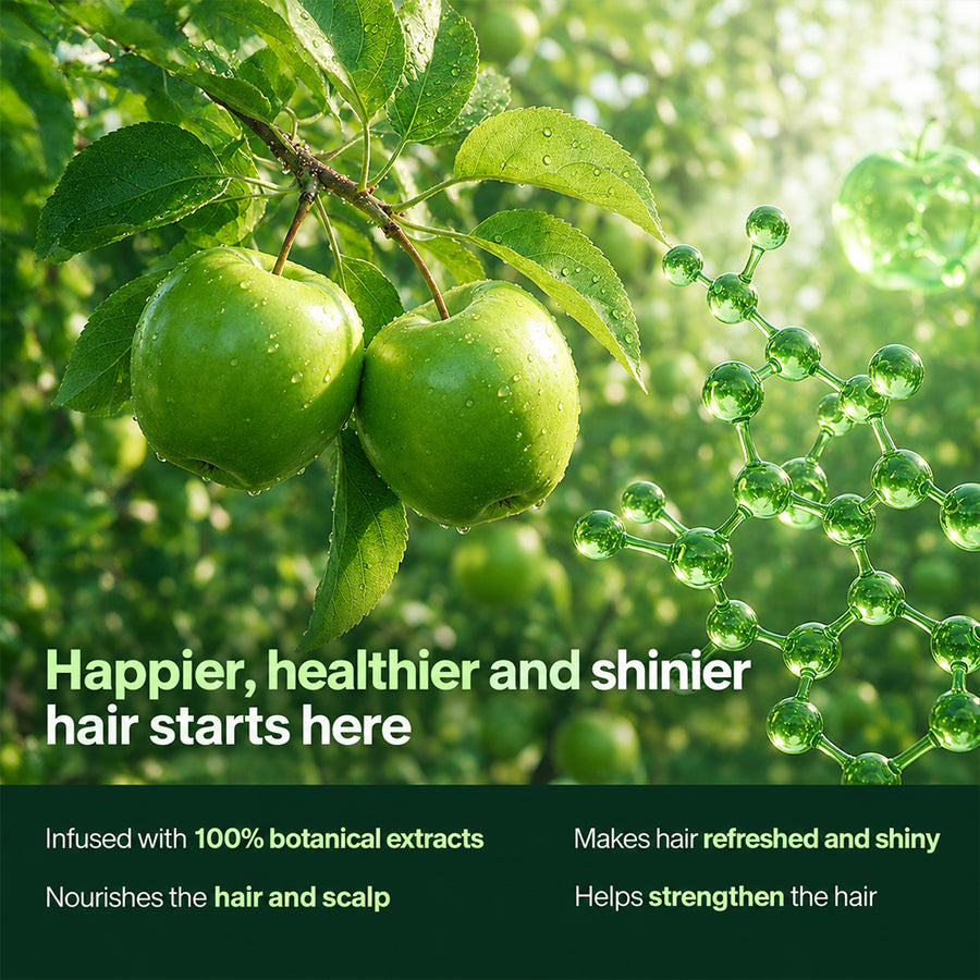 Green Apple Shine & Gloss Shampoo & Conditioner - 340ml