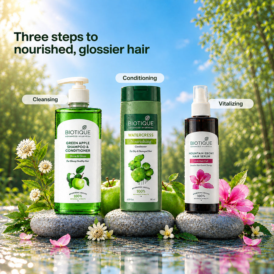 Green Apple Shine & Gloss Shampoo & Conditioner - 500ml