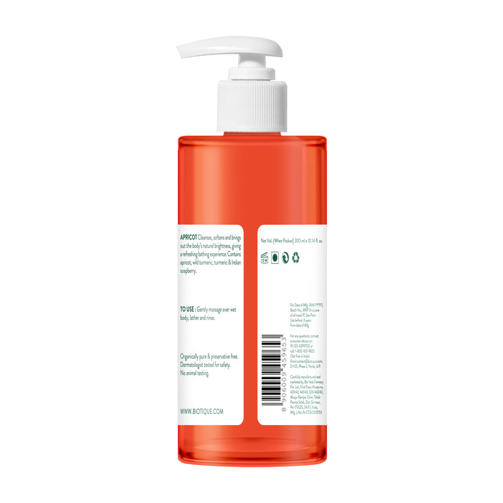 Apricot refreshing body wash