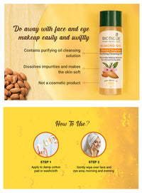 Almond oil deep cleanse purifying cleansing oil 120ml