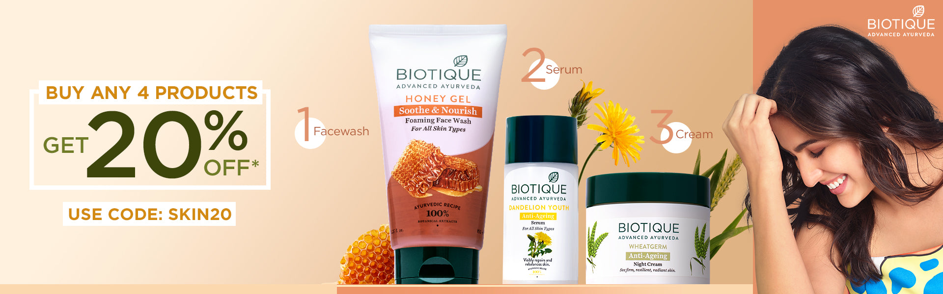 Biotique Official site Ayurvedic Skin Care ProductsGet 25 off