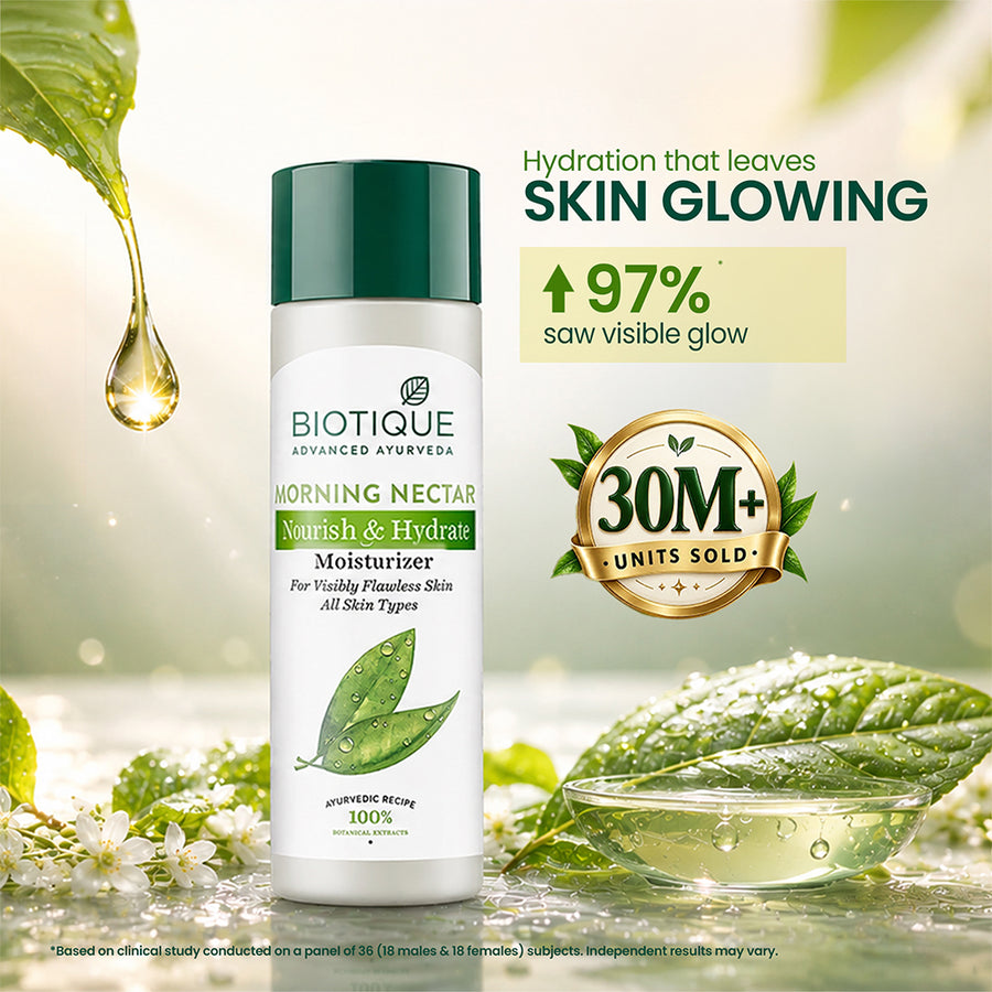BIOTIQUE Bio Morning Nectar Nourishing Lotion 570ml (190ml x 3)