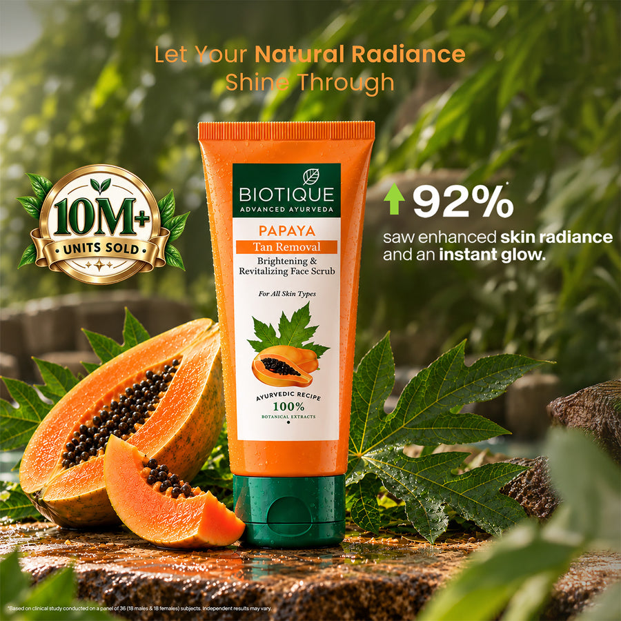 Pack of 2 Papaya Tan Removal Scrub