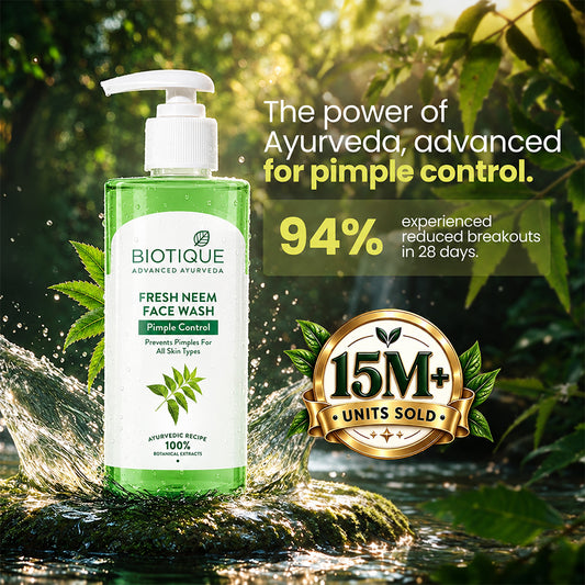 Fresh neem pimple control face wash - 300ml