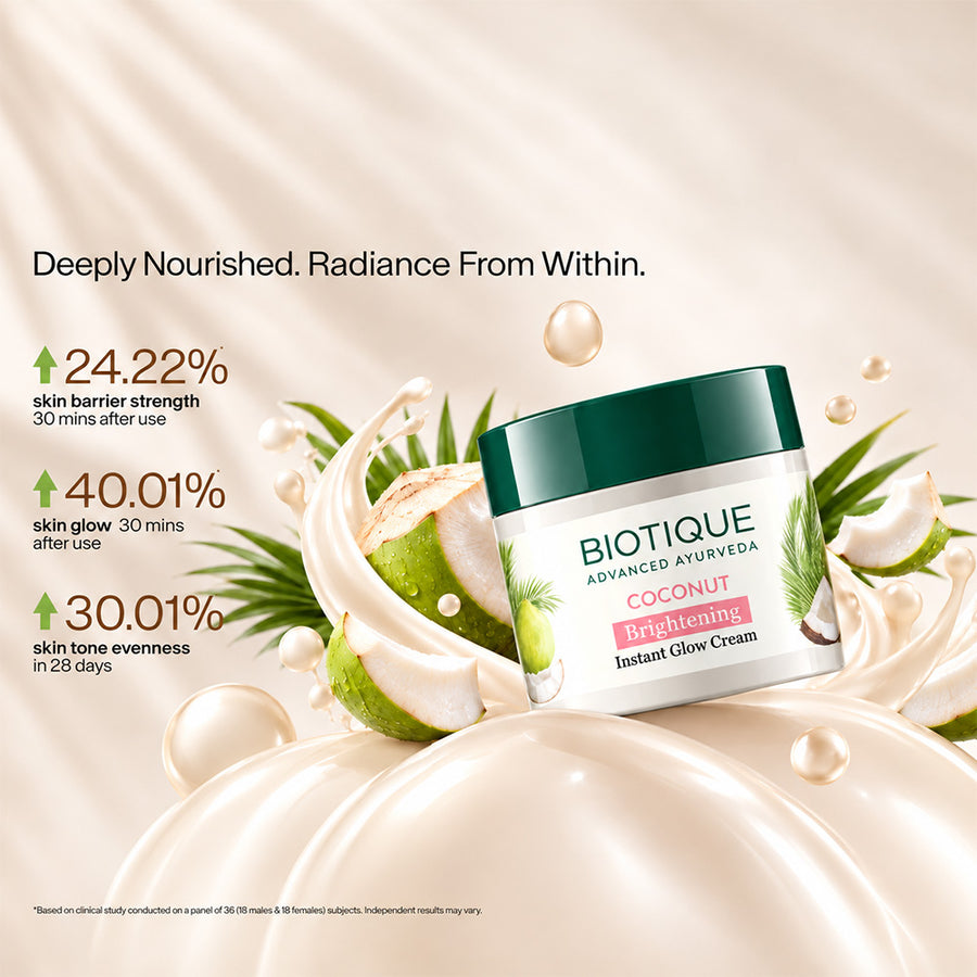 COCONUT Brightening Instant Glow Cream - 100g