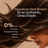 Organic Tea & Beetroot Gel Hair Color Powder 3N Darkest Brown(5g+60ML)