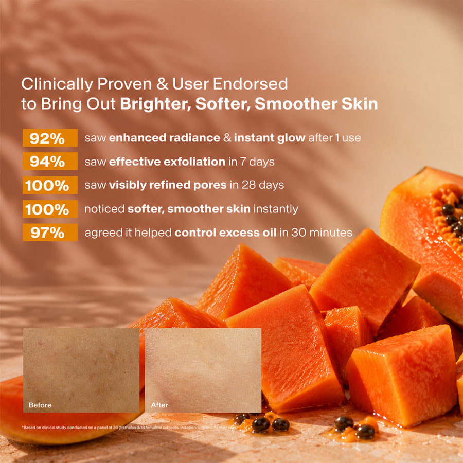 Pack of 2 Papaya Tan Removal Scrub