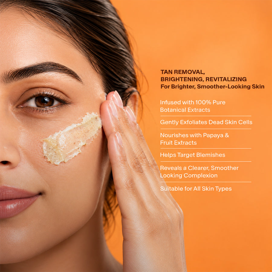 Pack of 2 Papaya Tan Removal Scrub