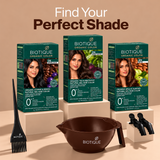 Organic Tea & Beetroot Gel Hair Color Powder 3N Darkest Brown(5g+60ML)