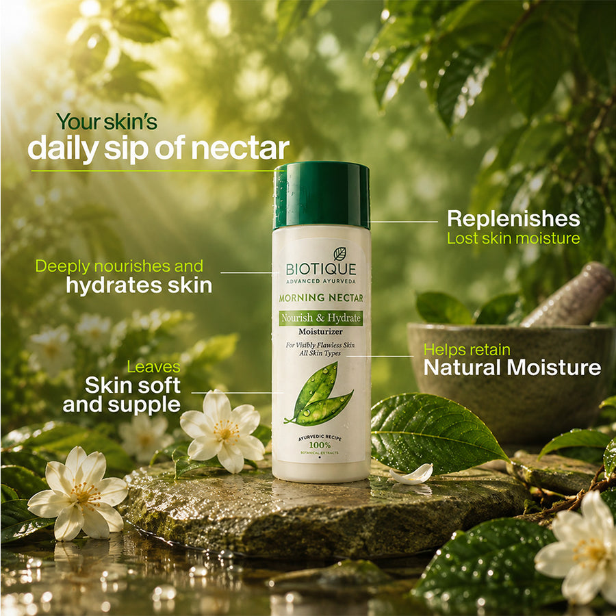BIOTIQUE Bio Morning Nectar Nourishing Lotion 570ml (190ml x 3)