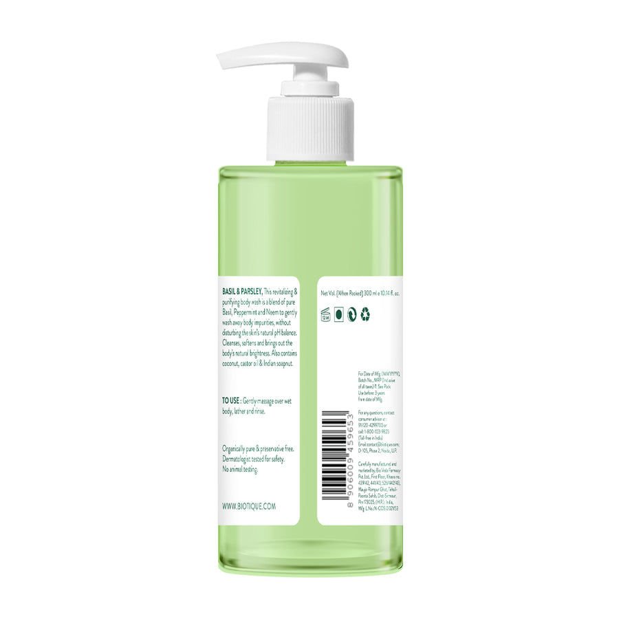 BASIL & PARSLEY Revitalizing Body Wash 200ml