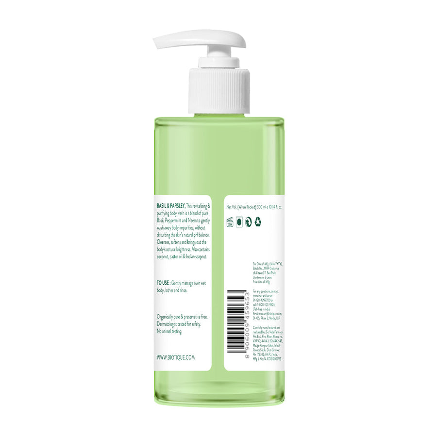 BASIL & PARSLEY Revitalizing Body Wash - 300ml