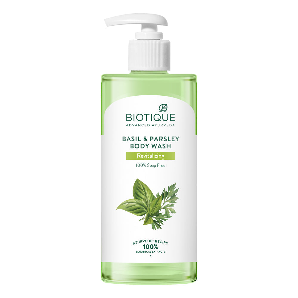 Basil & parsley revitalizing body wash - 500ml