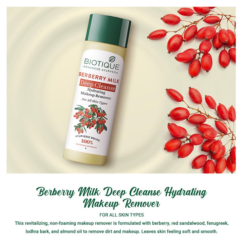 BERBERRY MILK Deep Cleanse Hydrating Make up Remover 120ml