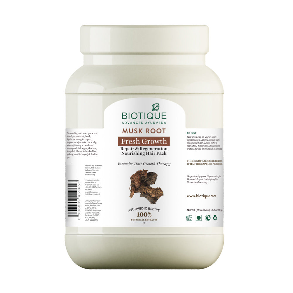 Biotique musk root hair mask - 900g