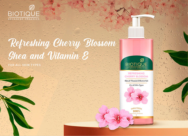 REFRESHING CHERRY BLOSSOM Shea & Vitamin E Shower Gel- 200ml