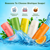 BIOTIQUE Bathing Celebration Pack With 5 Unique, Refreshing & Nourishing Soap (5 x 150 g)