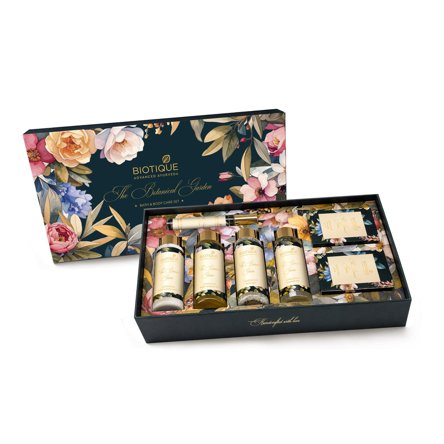 Biotique The Botanical Garden - Bath & Body Care Gift Set (6 X 100ml)