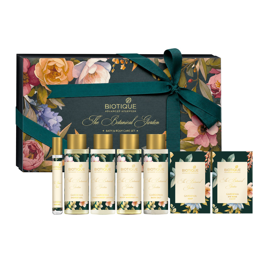 Biotique The Botanical Garden - Bath & Body Care Gift Set (6 X 100ml)