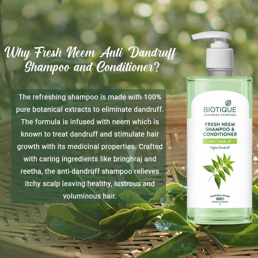 FRESH NEEM Anti Dandruff Shampoo & Conditioner 500ml