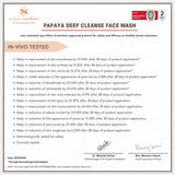 Papaya Deep Cleanse Face Wash -  Pack of 3 (100ml)