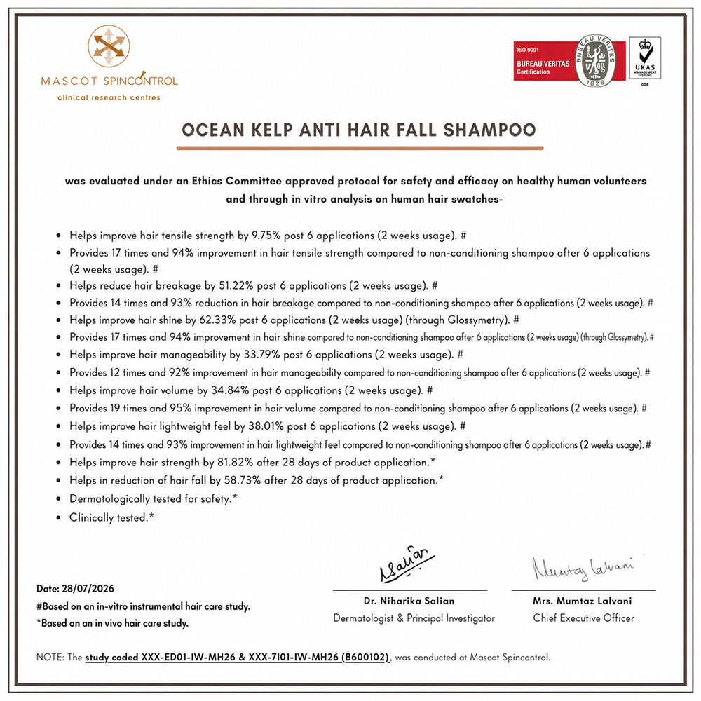 Ocean kelp anti hair fall shampoo 120ml