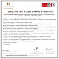 Green apple shine & gloss shampoo & conditioner 120ml
