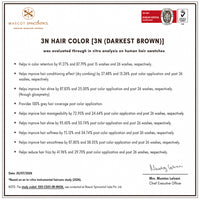 Pack of 3 herbcolor 3n darkest brown 50 gm +110 ml
