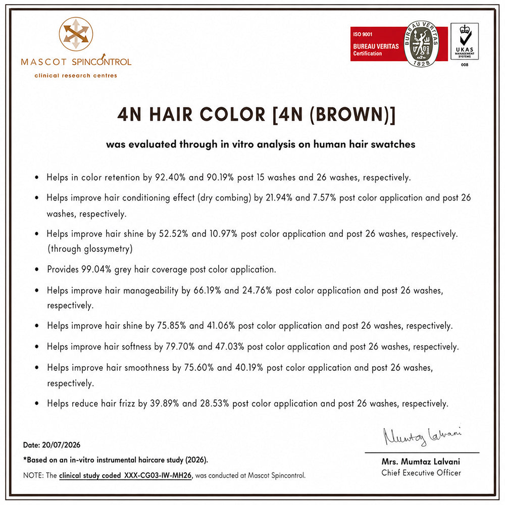 Biotique herbcolor 4n brown combo