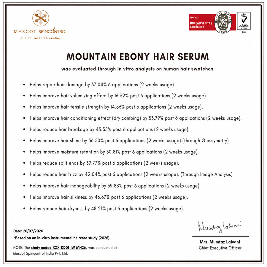 Mountain Ebony Anti Hair Fall Hair Serum 200ml