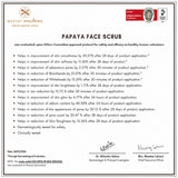 PAPAYA Tan Removal Brightening & Revitalizing Face Scrub 100gm (Pack of 2)