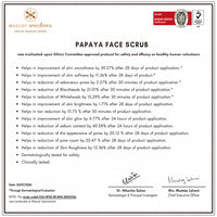 Papaya tan removal brightening & revitalizing face scrub - 235g