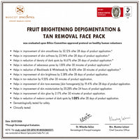 Fruit brightening depigmentation & tan removal face pack 50ml
