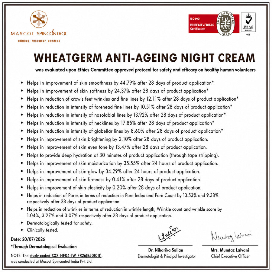 WHEATGERM Anti-Ageing Night Cream 50g